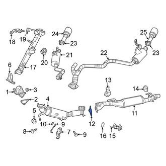 Ram OE - Front Exhaust Pipe Flange Gasket