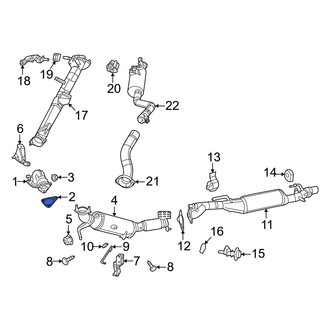Ram OE - Front Exhaust Pipe Flange Gasket