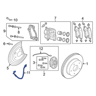 Ram OE - Front Left Brake Hydraulic Hose
