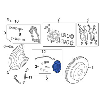 Ram OE - Front Wheel Bearing and Hub Assembly