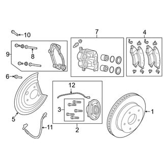 Ram OE - Front Suspension - Brake Components (RWD)