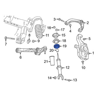 Ram OE - Front Suspension Shock Absorber Mount Insulator