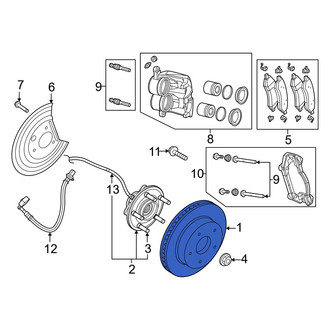 Ram OE - Rear Disc Brake Rotor