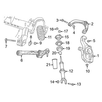 Ram OE - Front Suspension - Suspension Components (W/O Air Suspension), (4WD)