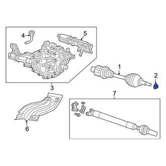 Ram OE - Front CV Joint Nut