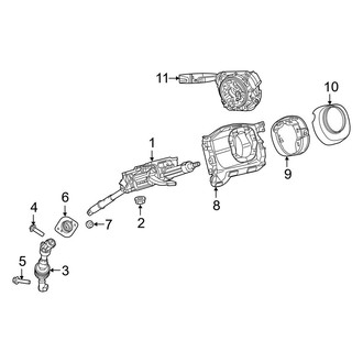Ram OE - Steering Column - Shroud, Switches & Levers