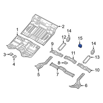 Ram OE - Front Floor Pan Crossmember