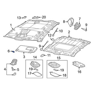 Ram OE - Sun Visor Nut