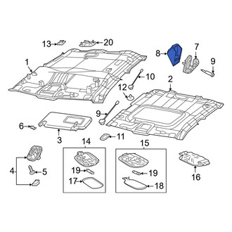 Ram OE - Left Coat Hook Bracket