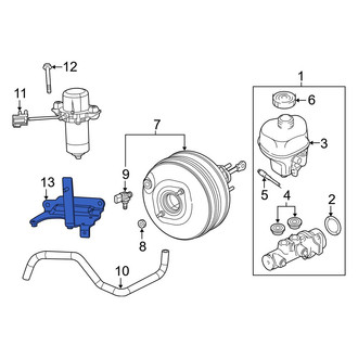 Ram OE - Power Brake Booster Vacuum Pump Bracket