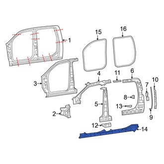 Ram OE - Right Rocker Panel