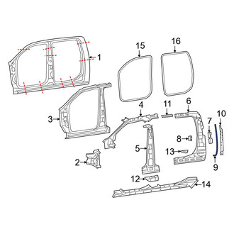 Ram OE - Left Uniside Reinforcement