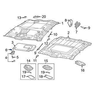 Ram OE - Sun Visor Nut