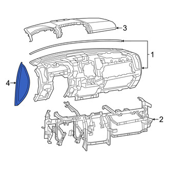 Ram OE - Right Instrument Panel Side Cover