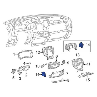 Ram OE - Front Right Dashboard Air Vent