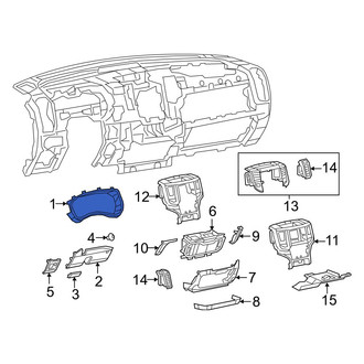 Ram OE - Instrument Cluster Bezel