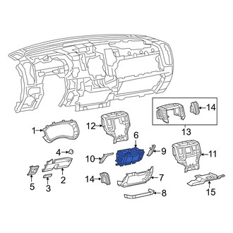Ram OE - Lower Instrument Panel Storage Compartment
