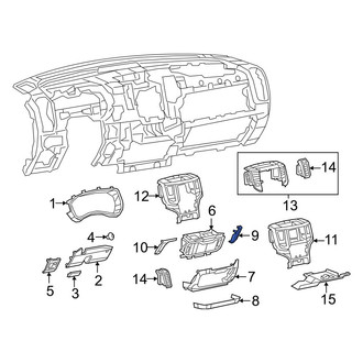 Ram OE - Right Instrument Panel Trim Panel