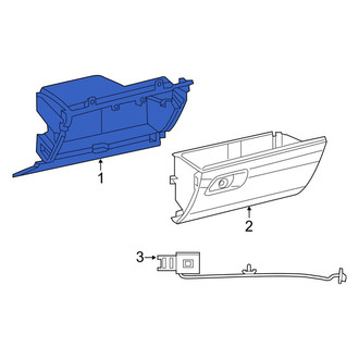 Ram OE - Front Glove Box Housing