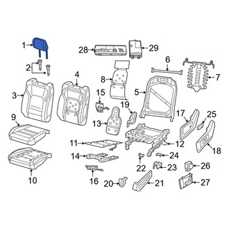 Ram OE - Front Left Headrest