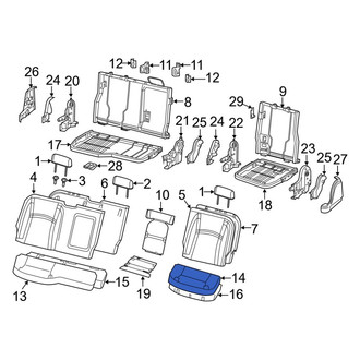 Ram OE - Rear Left Seat Cover