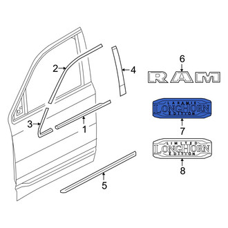 Ram OE - Front Door Emblem