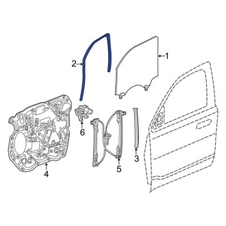 Ram OE - Front Left Window Channel