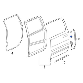 Ram OE - Rear Door Stop