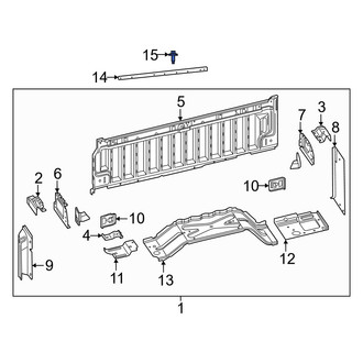 Ram OE - Truck Bed Rail Bolt
