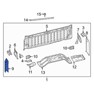 Ram OE - Truck Bed Panel Bracket