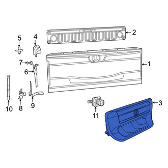 Ram OE - Rear Outer Tailgate Handle
