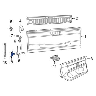 Ram OE - Rear Right Tailgate Hinge