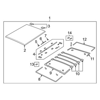 Ram OE - Pick Up Box - Exterior Trim (Tonneau Cover)