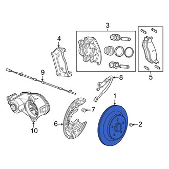 Ram OE - Rear Disc Brake Rotor