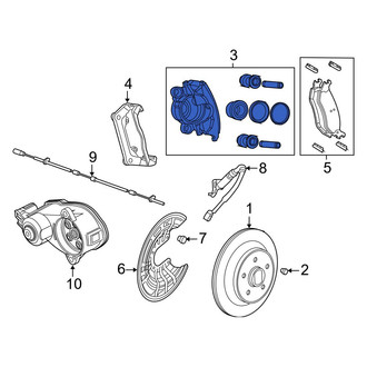 Ram OE - Rear Right Disc Brake Caliper