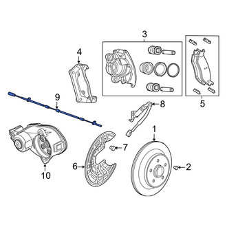 Ram OE - Rear ABS Wheel Speed Sensor
