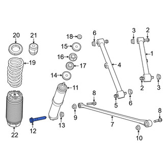 Ram OE - Suspension Shock Absorber Bolt