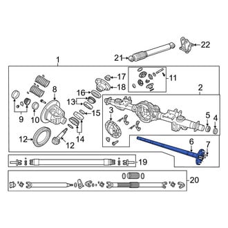 Ram OE - Rear Right Drive Axle Shaft