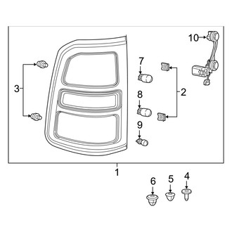 Ram OE - Rear Lamps - Tail Lamps (W/O LED)