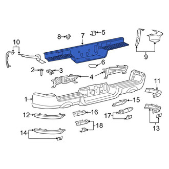 Ram OE - Rear Bumper Step Pad