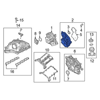 Ram OE - Left Upper Engine Timing Cover