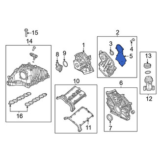 Ram OE - Engine Timing Cover Gasket