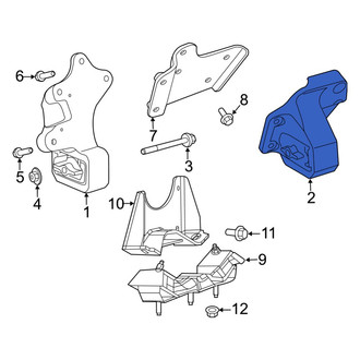 Ram OE - Front Left Engine Mount