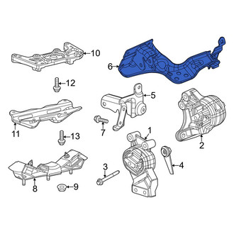Ram OE - Left Engine Mount Bracket
