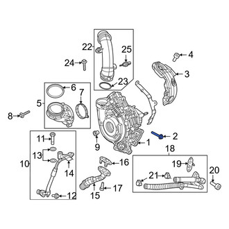 Ram OE - Turbocharger Mounting Bolt