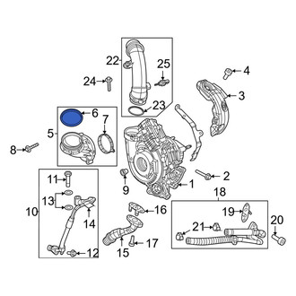 Ram OE - Engine Air Intake Hose Seal
