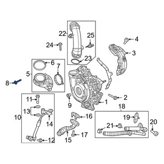 Ram OE - Engine Air Intake Hose Bolt