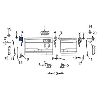 Ram OE - Rear Tailgate Latch