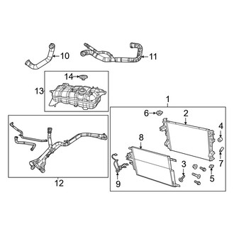 Ram OE - Cooling - Radiator & Components (Primary Cooling), (6.2L)