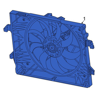 Ram OE - Engine Cooling Fan Assembly